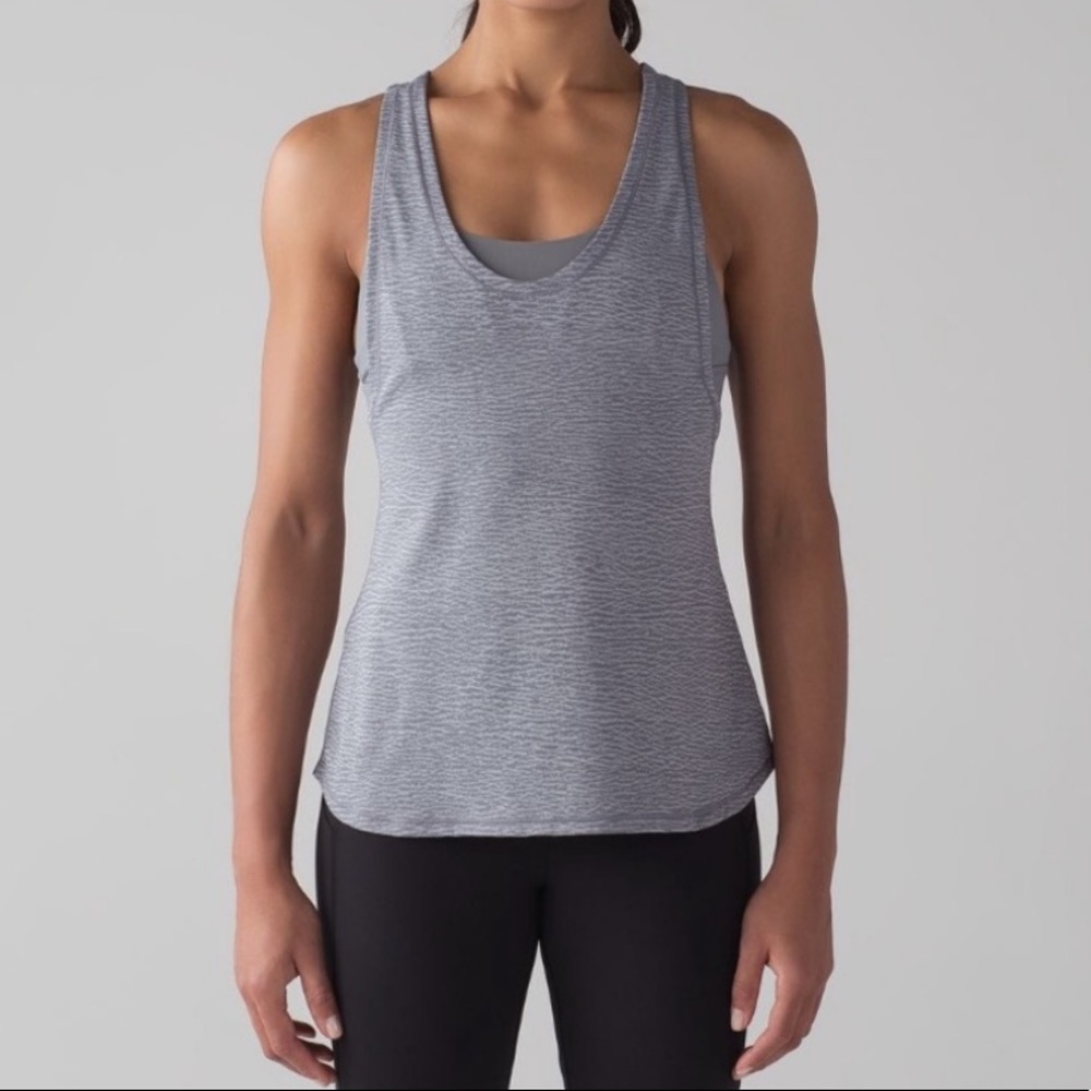 LULULEMON racer back tank with built in sports bra